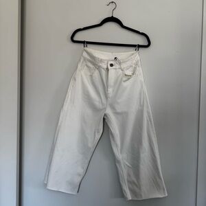 Halara sweats denim capri pants